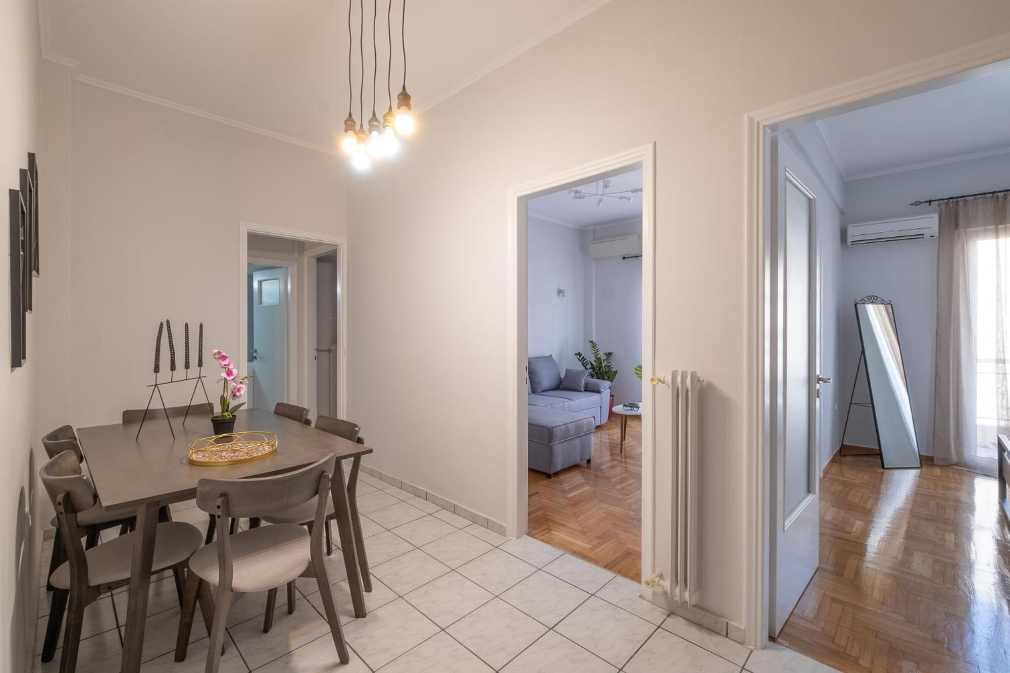 Lovely And Modern 3Bd Apartment Close To Ampelokipoi Metro Atenas Exterior foto